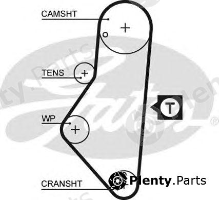  GATES part 5215XS Timing Belt