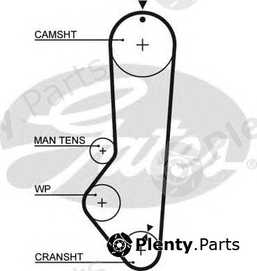  GATES part 5224XS Timing Belt