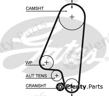  GATES part 5310XS Timing Belt
