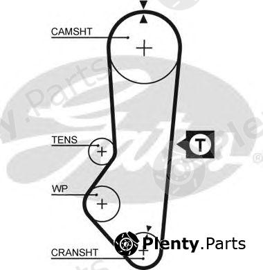  GATES part 5357XS Timing Belt