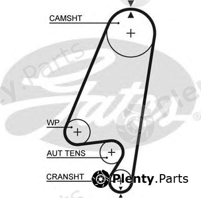  GATES part 5367XS Timing Belt