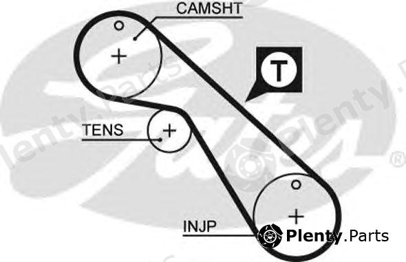  GATES part 5406 Timing Belt