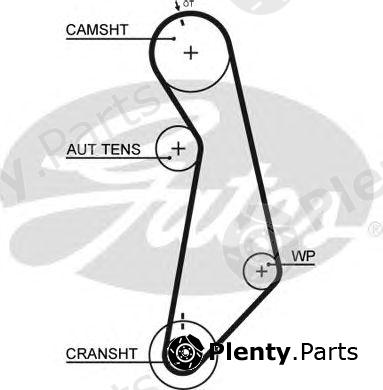  GATES part 5489XS Timing Belt