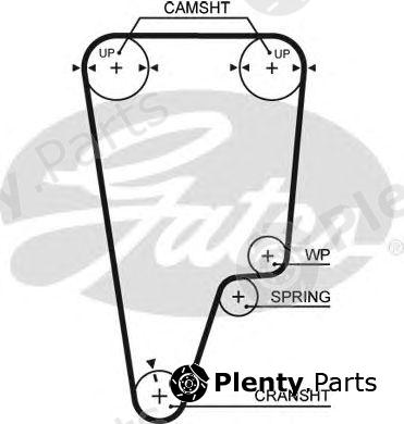  GATES part 5505XS Timing Belt