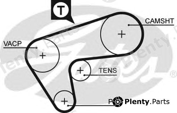  GATES part 5513XS Timing Belt