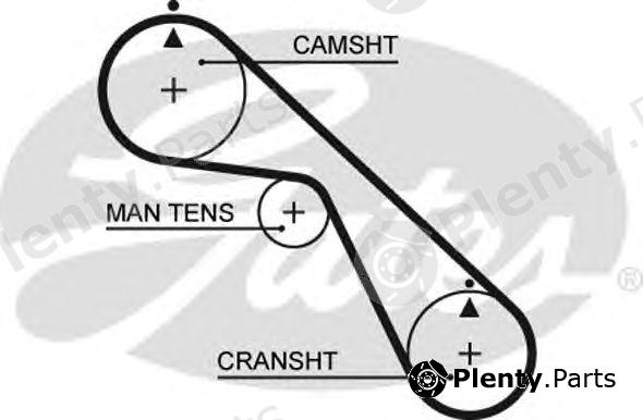  GATES part 5530XS Timing Belt
