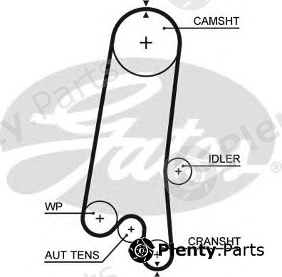  GATES part 5597XS Timing Belt