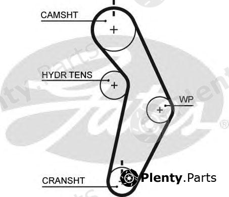  GATES part T245 Timing Belt