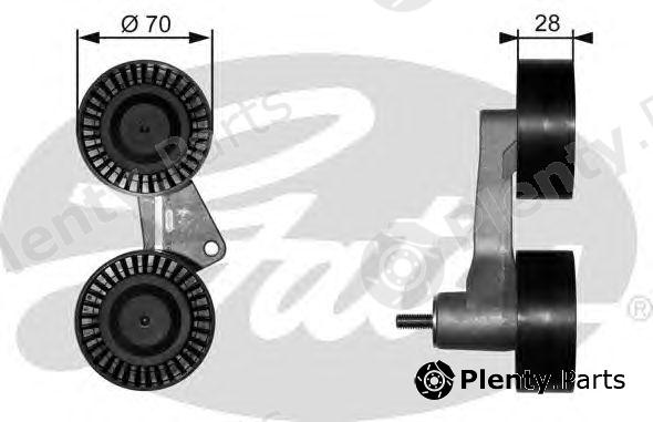  GATES part T38063 Tensioner Pulley, v-ribbed belt
