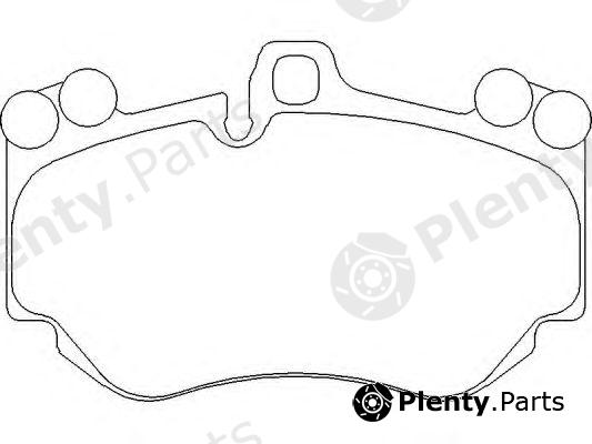  TEXTAR part 2396101 Brake Pad Set, disc brake