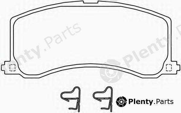  TEXTAR part 2340001 Brake Pad Set, disc brake