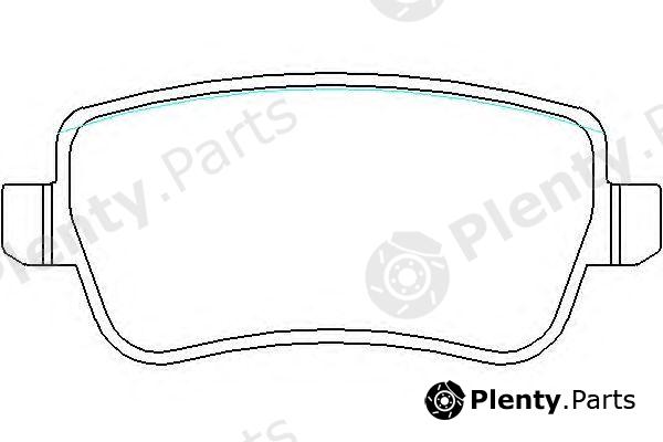  TEXTAR part 2434801 Brake Pad Set, disc brake