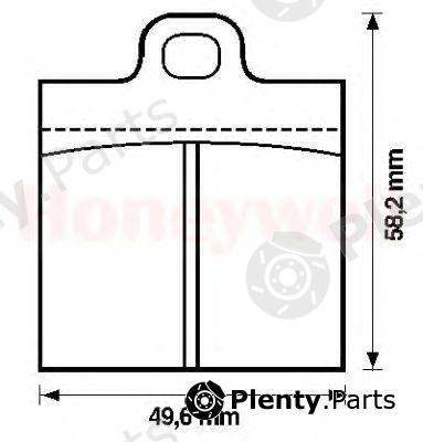  JURID part 571800J Brake Pad Set, disc brake