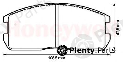  JURID part 572209J Brake Pad Set, disc brake