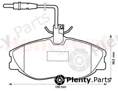  JURID part 573000J-AS (573000JAS) Brake Pad Set, disc brake