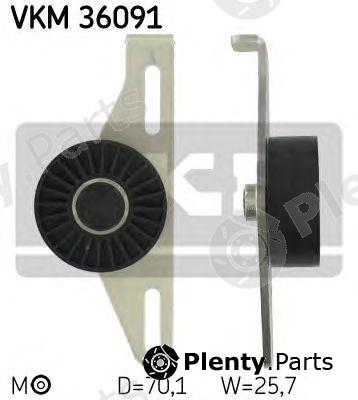  SKF part VKM36091 Tensioner Pulley, v-ribbed belt