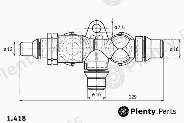  BEHR THERMOT-TRONIK part 1.418.82 (141882) Thermostat, oil cooling