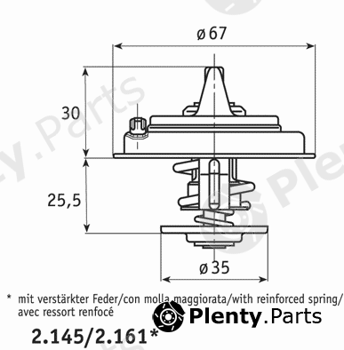  BEHR THERMOT-TRONIK part 2.145.80.312 (214580312) Thermostat, coolant