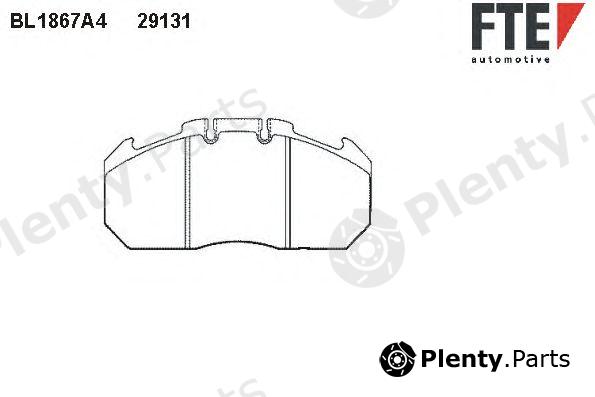  FTE part BL1867A4 Brake Pad Set, disc brake