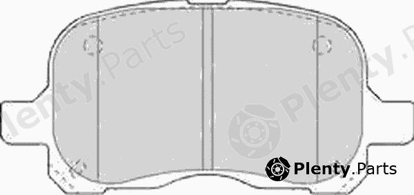  FERODO part FDB1458 Brake Pad Set, disc brake