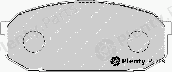  FERODO part FDB1503 Brake Pad Set, disc brake