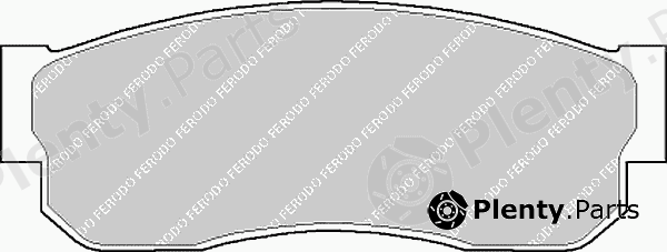  FERODO part FDB293 Brake Pad Set, disc brake