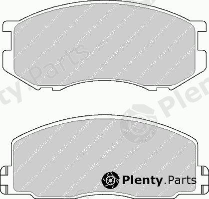  FERODO part FDB306 Brake Pad Set, disc brake