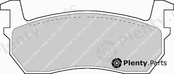  FERODO part FDB316 Brake Pad Set, disc brake