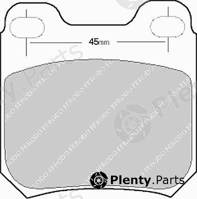  FERODO part FSL525 Brake Pad Set, disc brake