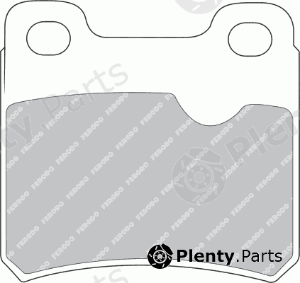  FERODO part FSL586 Brake Pad Set, disc brake