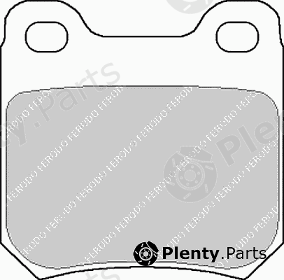  FERODO part FSL609 Brake Pad Set, disc brake
