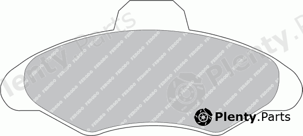  FERODO part FSL617 Brake Pad Set, disc brake