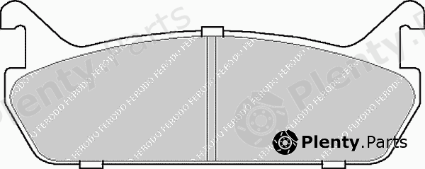  FERODO part FSL654 Brake Pad Set, disc brake