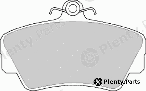  FERODO part FSL671 Brake Pad Set, disc brake