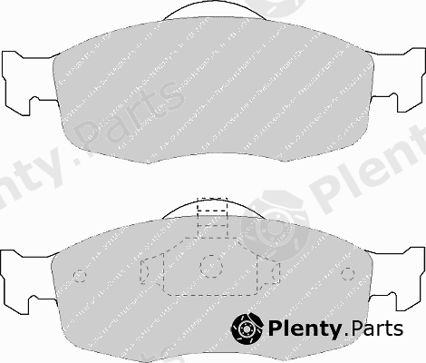  FERODO part FDB884 Brake Pad Set, disc brake