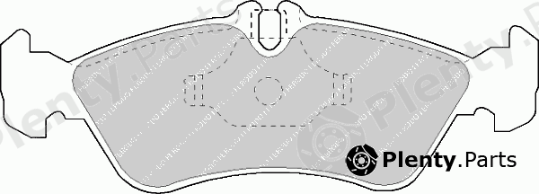  FERODO part FVR1045 Brake Pad Set, disc brake