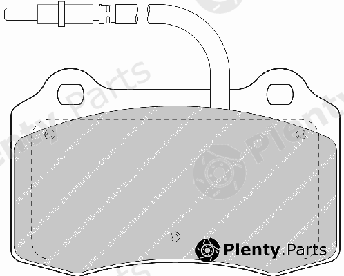 FERODO part FDB1379 Brake Pad Set, disc brake