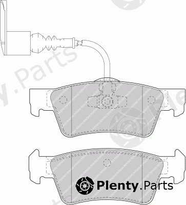  FERODO part FVR1647 Brake Pad Set, disc brake