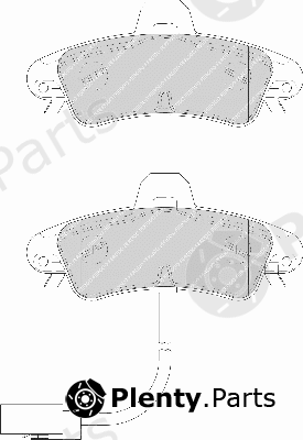  FERODO part FSL1753 Brake Pad Set, disc brake