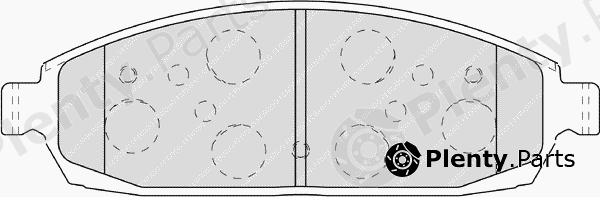  FERODO part FDB4002 Brake Pad Set, disc brake