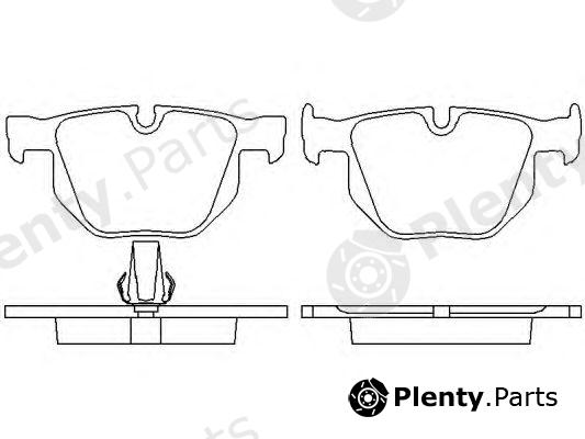  BREMBO part P06033 Brake Pad Set, disc brake