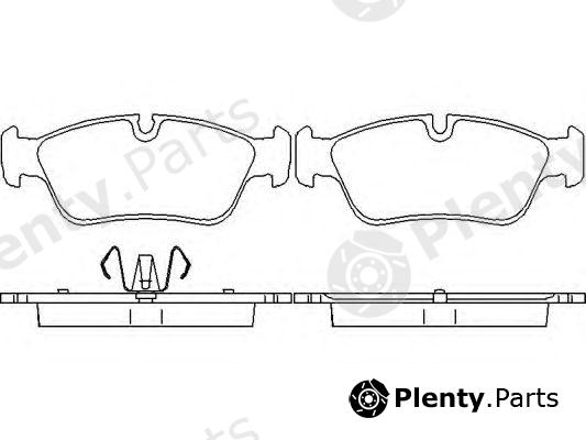  BREMBO part P06035 Brake Pad Set, disc brake