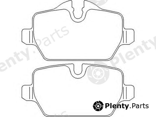  BREMBO part P06037 Brake Pad Set, disc brake