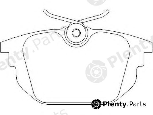  BREMBO part P23026 Brake Pad Set, disc brake