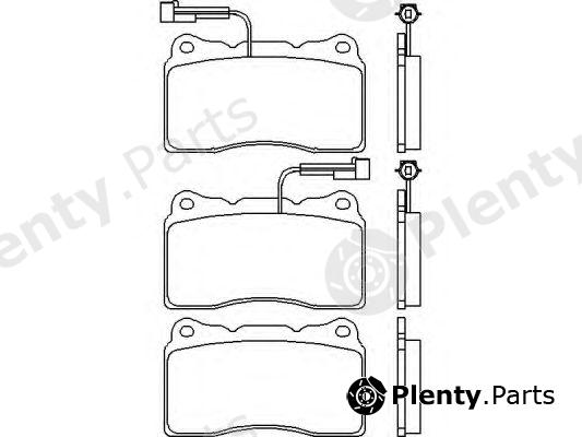  BREMBO part P23078 Brake Pad Set, disc brake