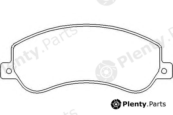  BREMBO part P24064 Brake Pad Set, disc brake