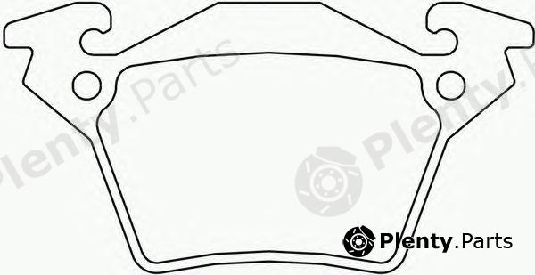  BREMBO part P50032 Brake Pad Set, disc brake