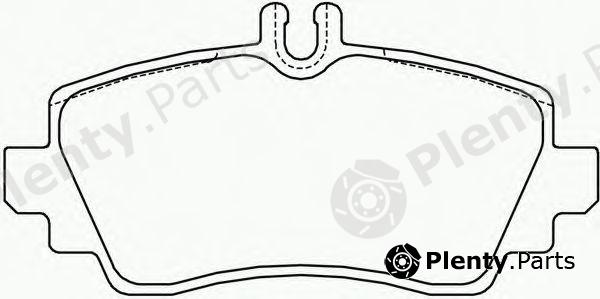  BREMBO part P50036 Brake Pad Set, disc brake