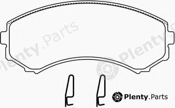  BREMBO part P54029 Brake Pad Set, disc brake
