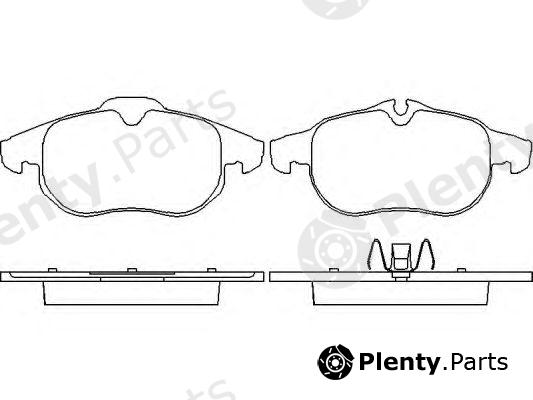  BREMBO part P59043 Brake Pad Set, disc brake